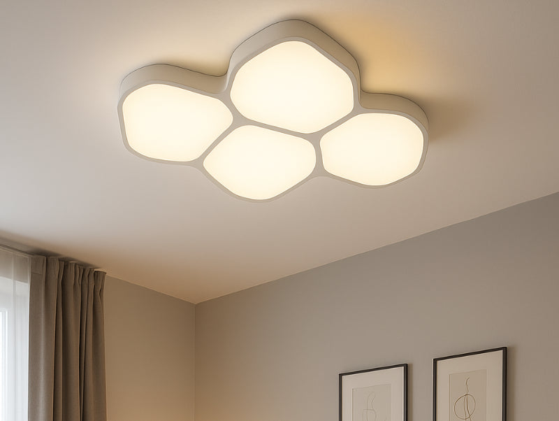 מנורה צמודת תקרה White Cloud - עודפים