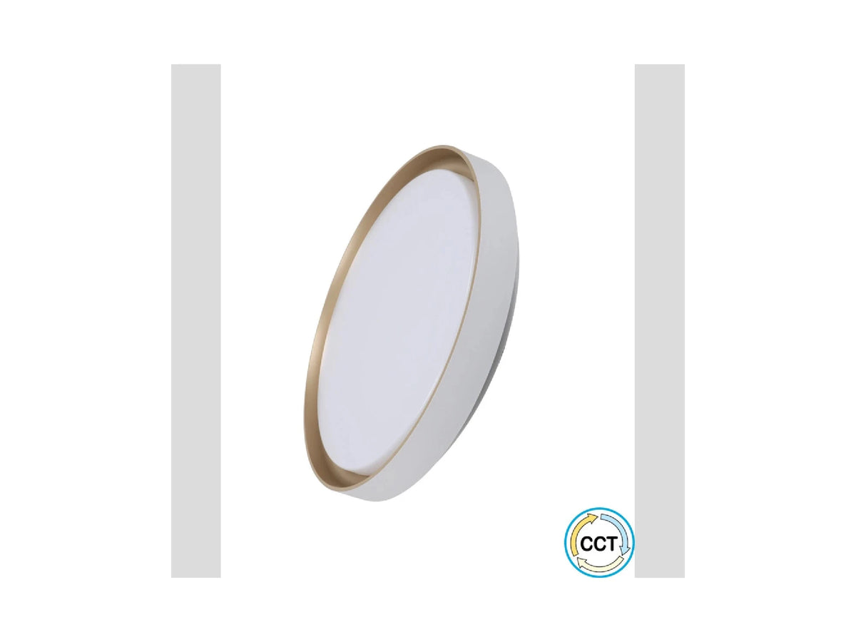 גוף תאורה צמוד תקרה 70W SERONA כפתור CCT - Flush Mount Ceiling Light באתר לדמרקט