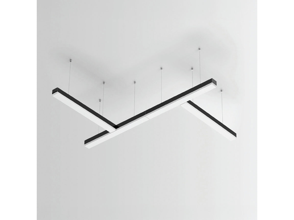 צמוד תקרה/תליה CCT 30W OSTEE באורך 60 ס"מ-שחור - Hanging lamps with built-in LED