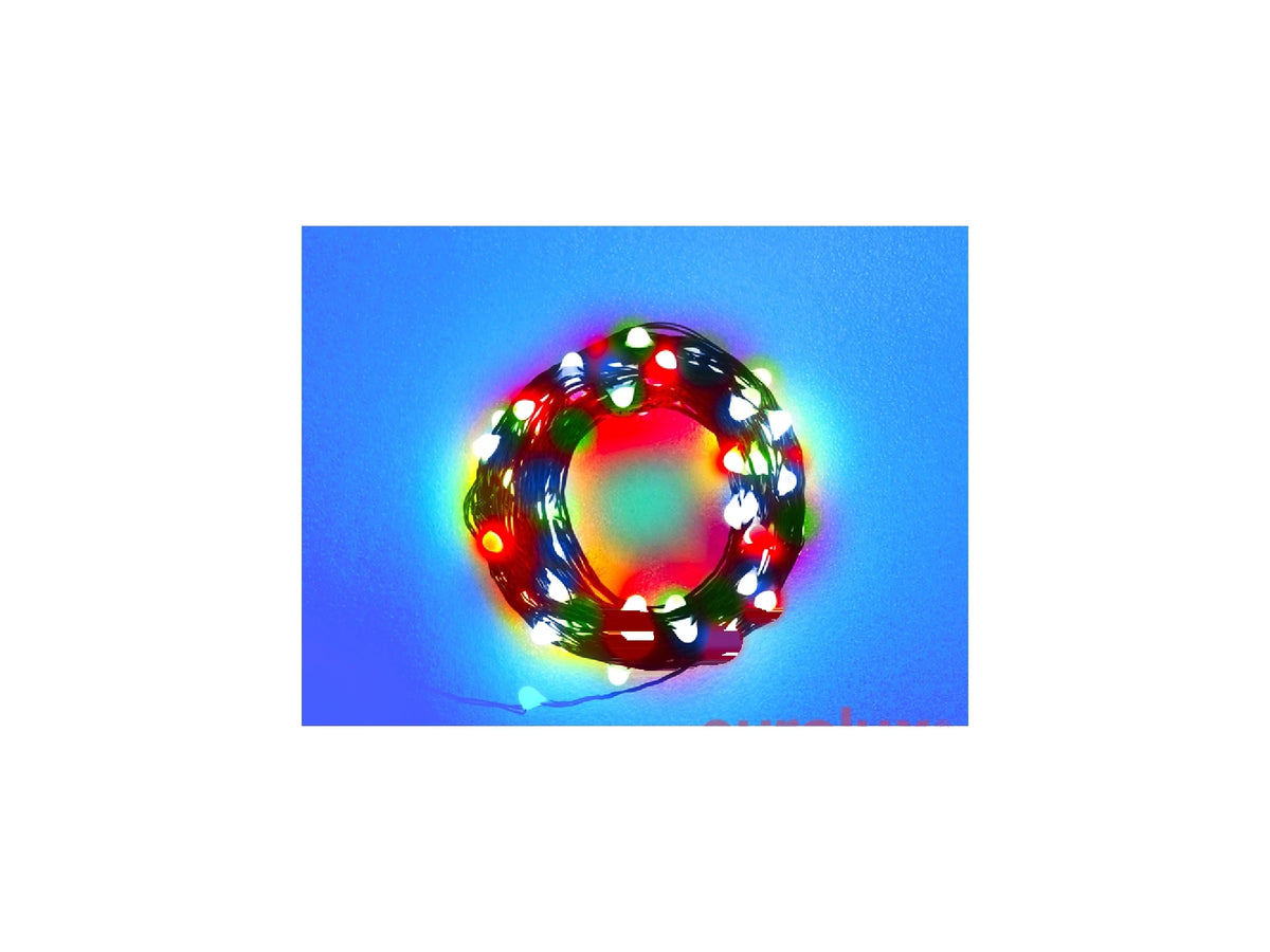 ●● חבל ננו לדים 100 לדים 10 מטר צבעוני 12V BATTERY - String Lights באתר לדמרקט
