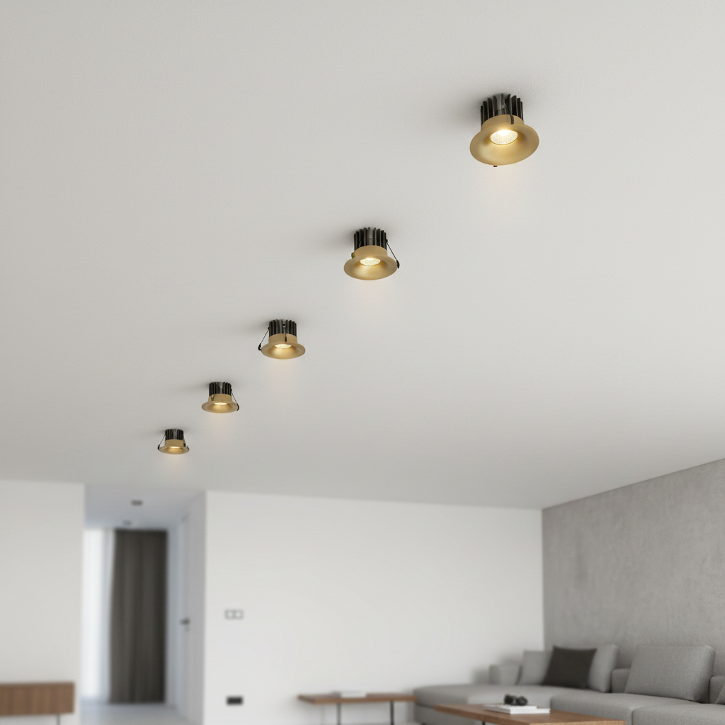 שקוע תקרה דגם LASER CCT 7W Ø6 ס״מ - תמונה ראשית