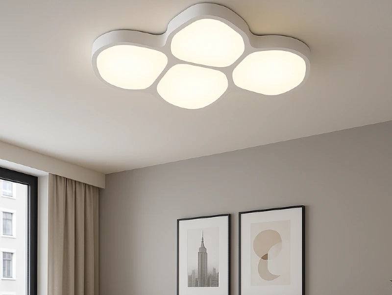 מנורה צמודת תקרה White Cloud - עודפים