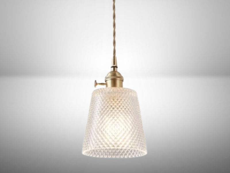 מנורות תלייה זכוכית רטרו ANTIC - דגם C