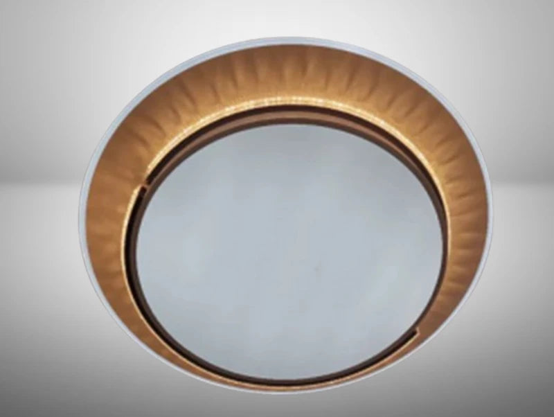 מנורה צמודת תקרה SUN + שלט + 3 גווני אור מובנים + דימר - תצוגה