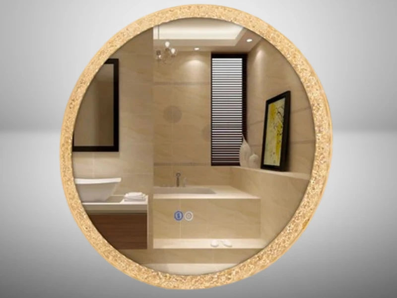 מראת קיר מוארת DIAMONDS עגולה