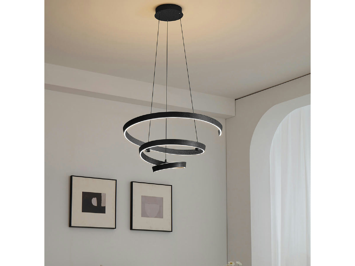 מנורת תליה 110W SPIRAL - Hanging lamps with built-in LED