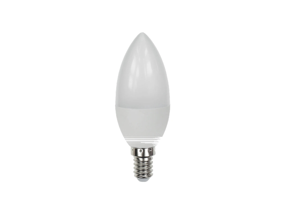 לד נר 7 וואט 230V חיבור E14 לבן חם 2900K - LED Bulbs באתר לדמרקט
