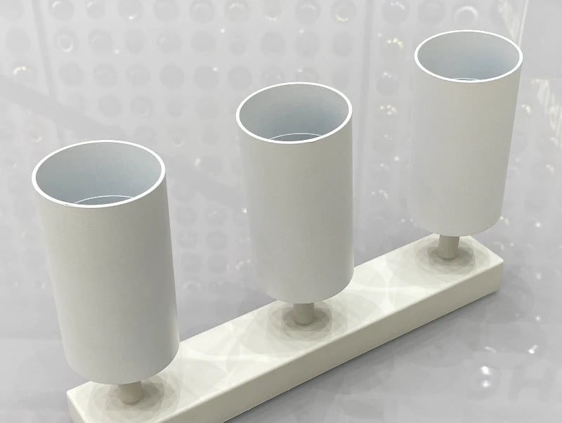 פס ספוטים בצבע לבן