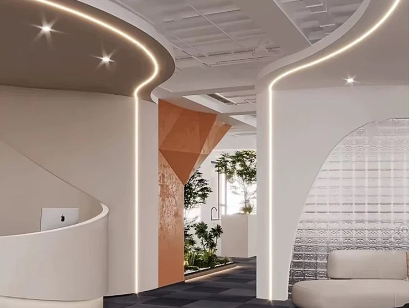 פרופיל גמיש שקוע גבס 20X10 ממ