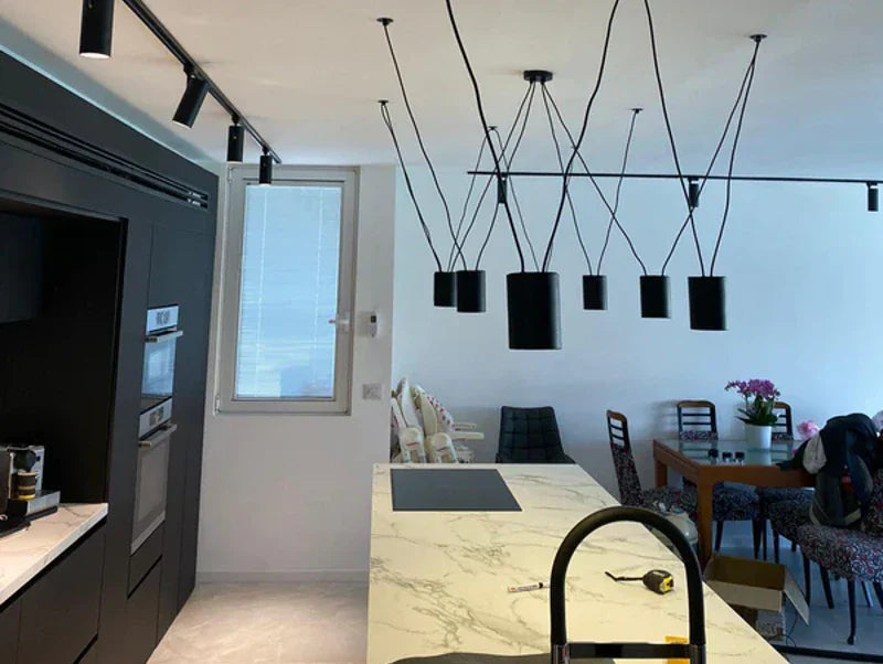 צילינדר תלוי PLEX עם 3 גווני אור מובנים בהספק 10W - תצוגה