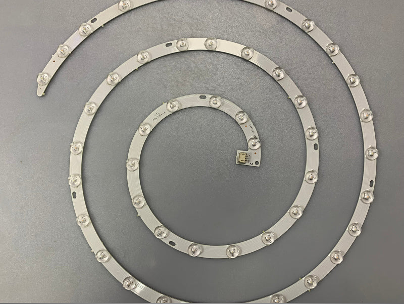 פס לד קשיח 2835 עגול עם עדשות 375ממ - CCT