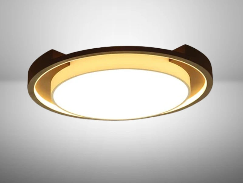 מנורה צמודת תקרה מסדרת DARK BEAUTY  + שלט + 3 גווני אור מובנים + דימר - תצוגה