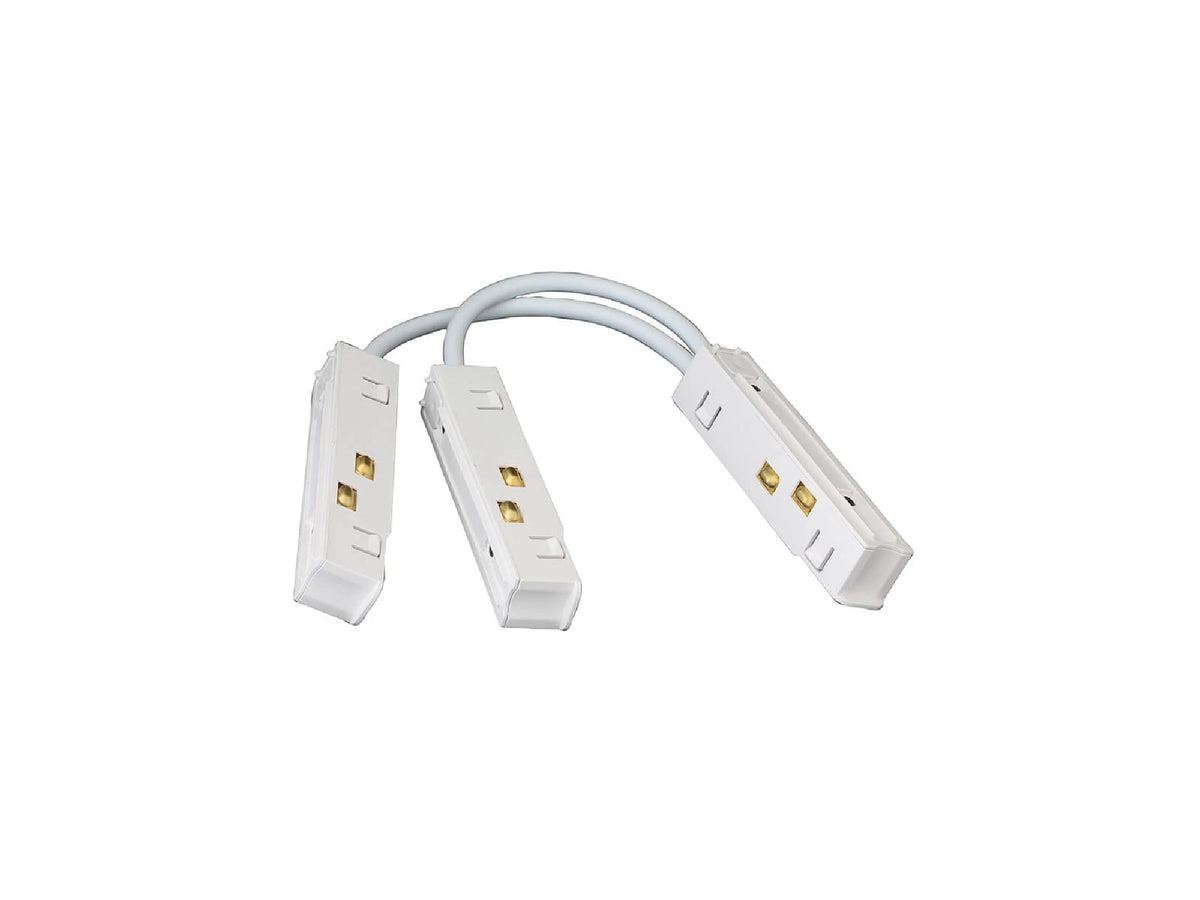 מחבר T למגנטאור לבן - Magnetic Lighting Track System