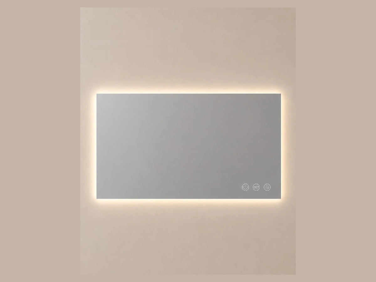מראה מלבנית LED מרחפת Luna IP54 מידה 75X120 ס"מ - LED Mirror באתר לדמרקט