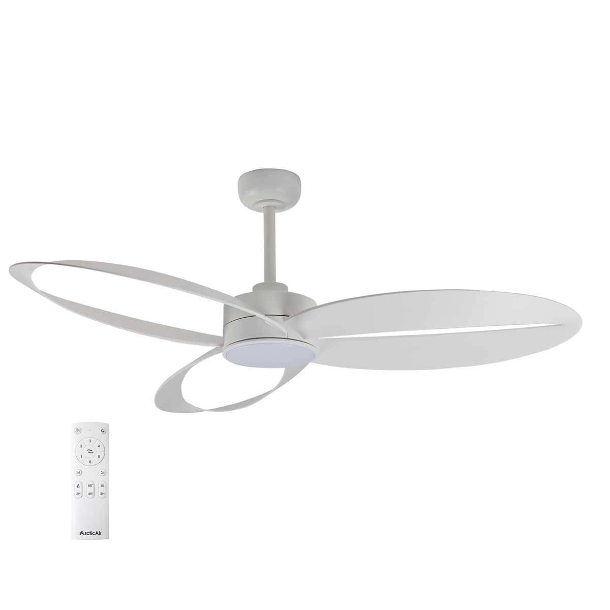 מאוורר תקרה "25W CHILL 52 עם שלט- לבן - Ceiling Fan with Light