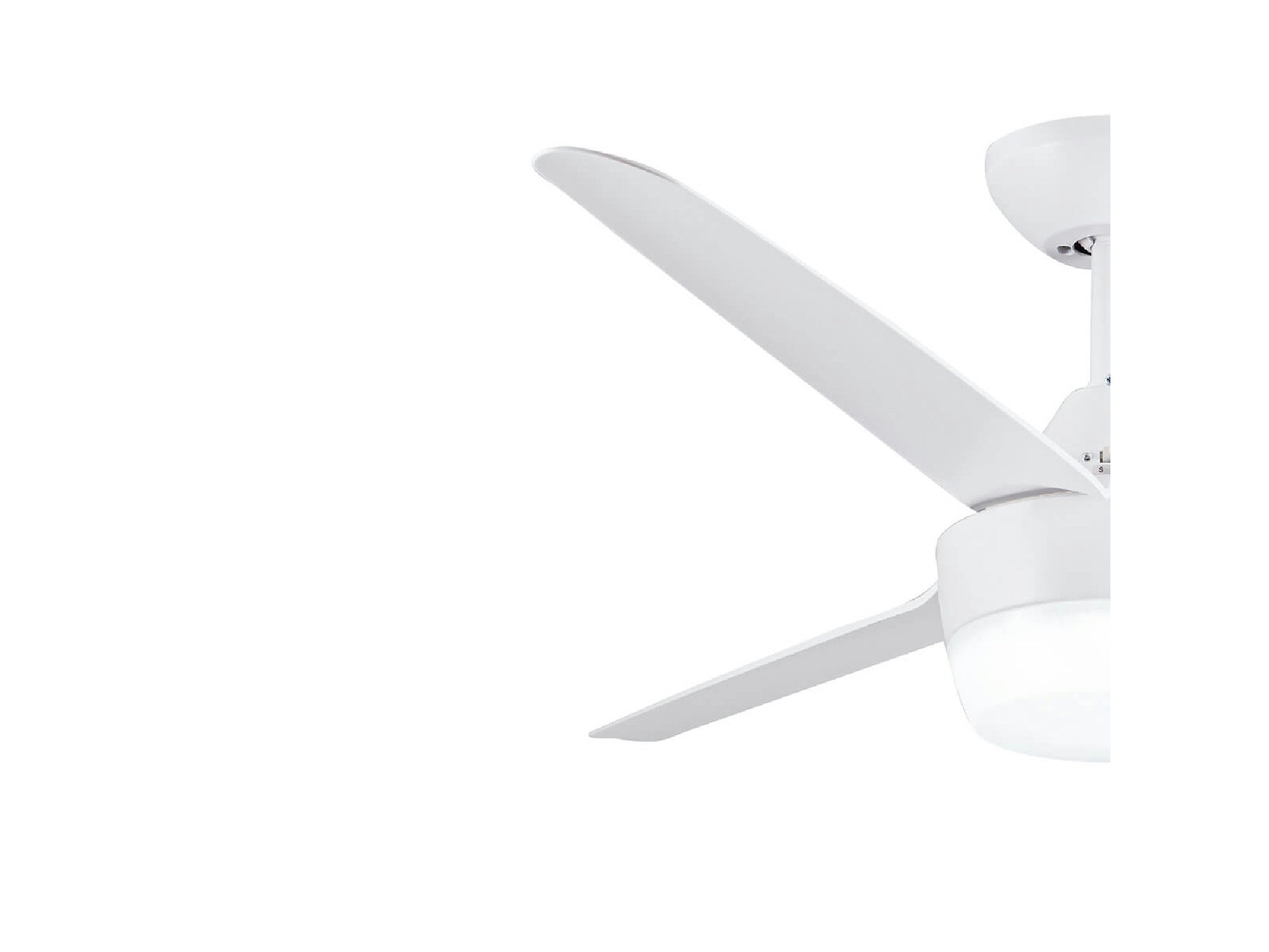 מאוורר תקרה "CCT 18w BALCONY 48 עם שלט-לבן - Ceiling Fan with Light