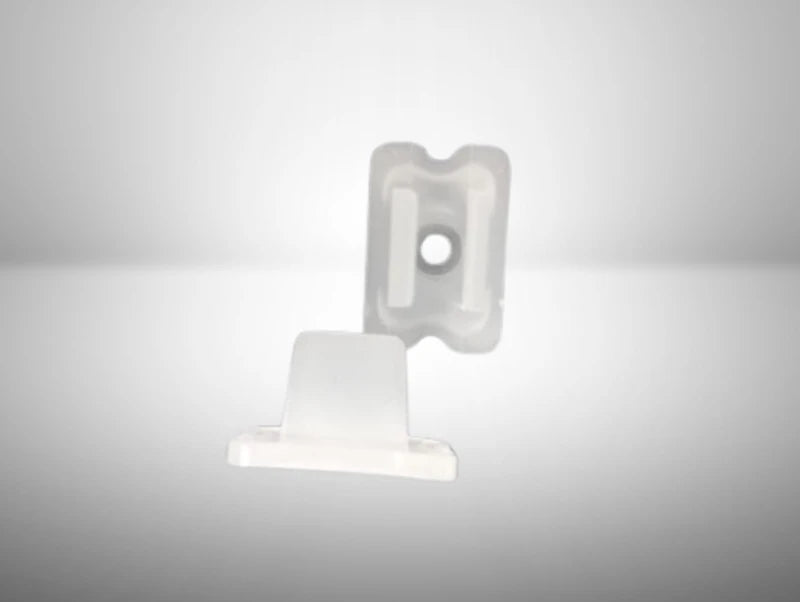 תפסן לפס לד נאון 12V בזוית 90 מעלות - עשר יחידות