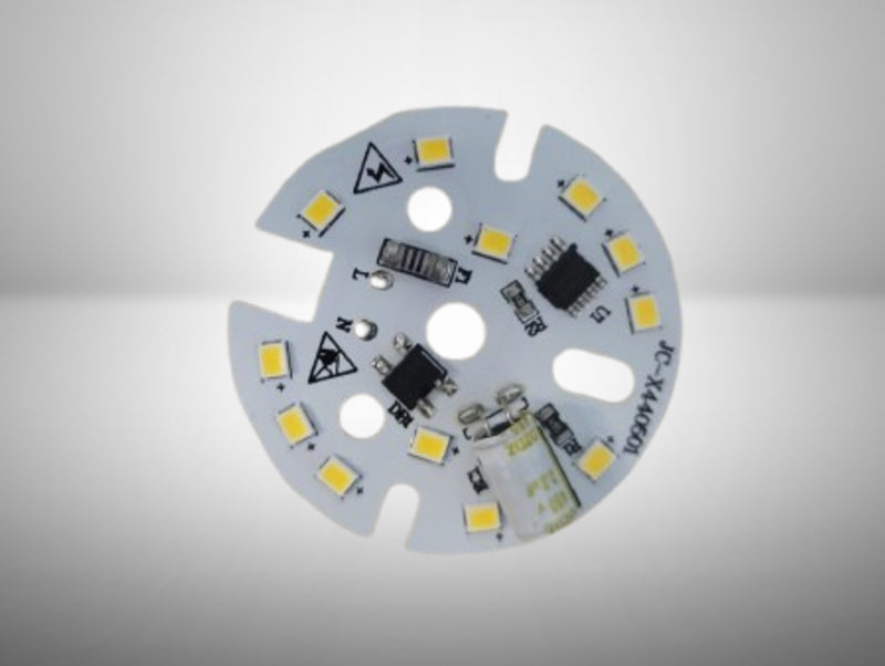 מודול לד עגול 6W בגוון אור לבן חם/אור יום