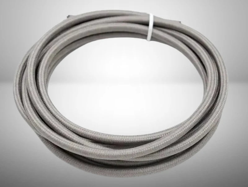 כבל חשמל דו גידי ציפוי בד בצבע אפור