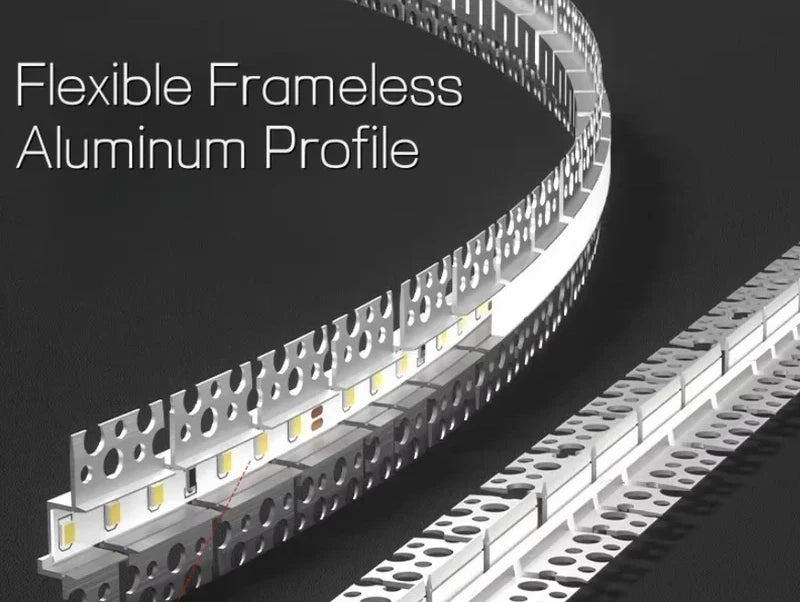 פרופיל גמיש שקוע גבס 20X10 ממ