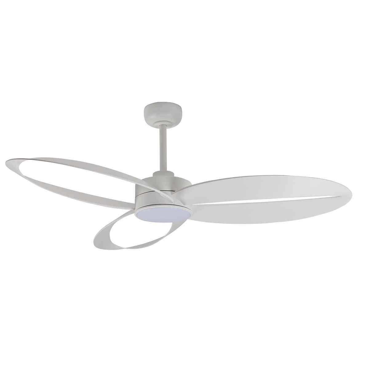 מאוורר תקרה "25W CHILL 52 עם שלט- לבן - Ceiling Fan with Light