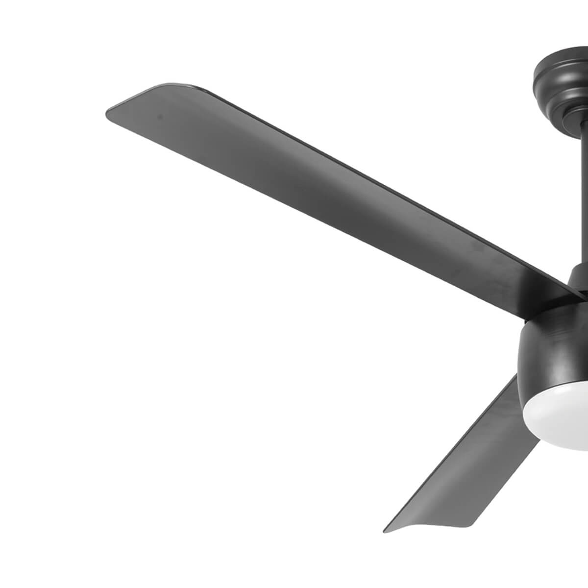 מאוורר תקרה "22W GENESIS60 52 עם שלט- שחור - Ceiling Fan with Light