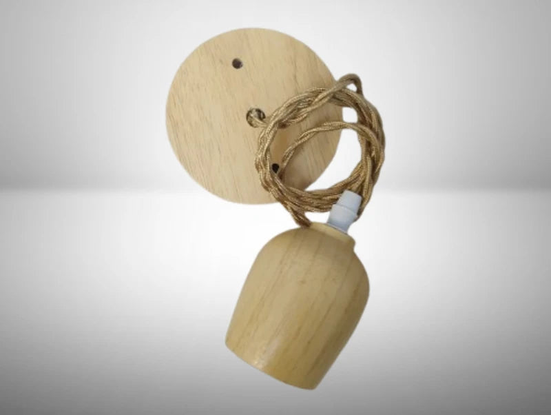 מנורת תלייה WDY מעץ