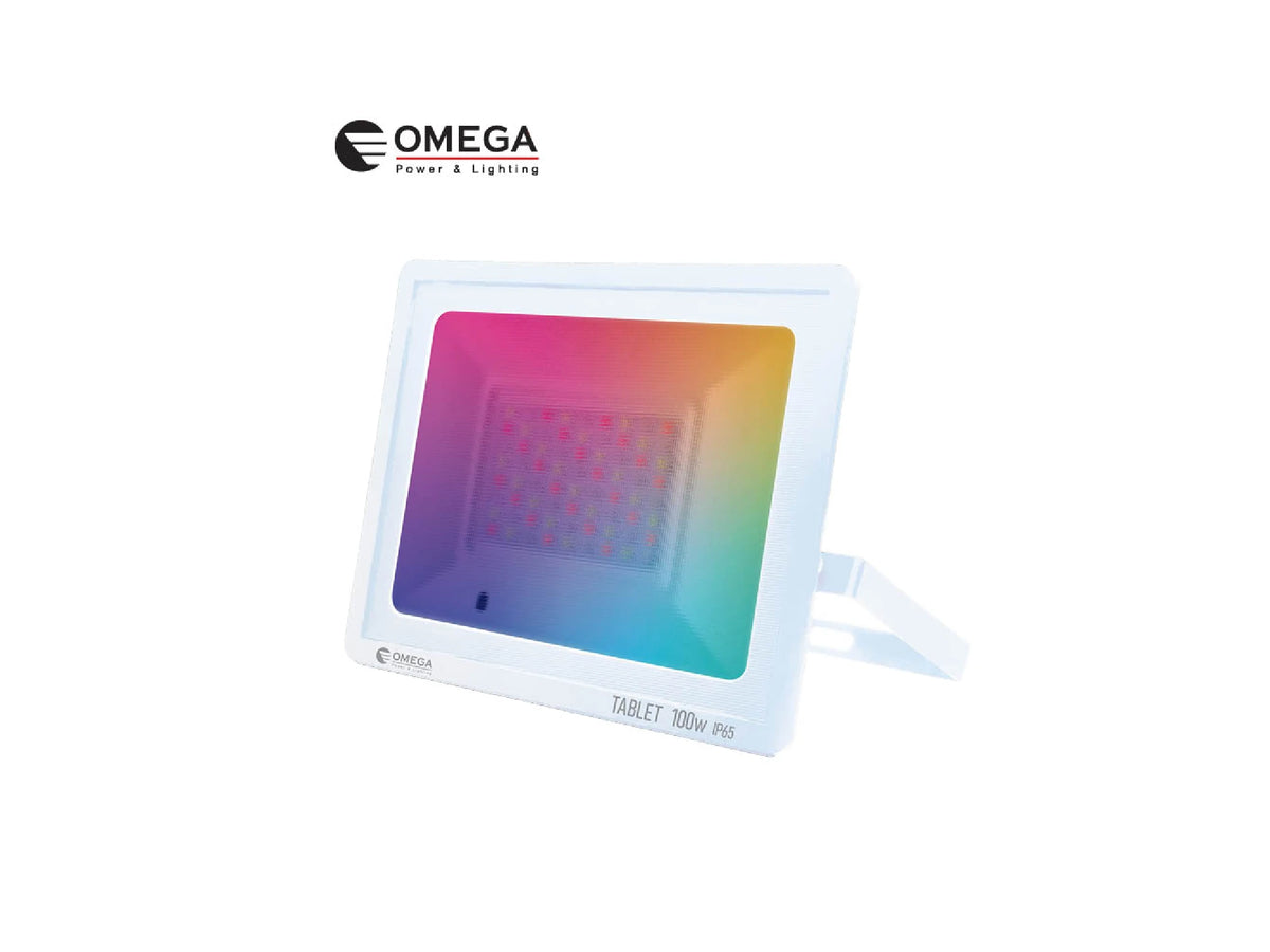 פנס הצפה TABLET RGB 100W - Flood Lights באתר לדמרקט