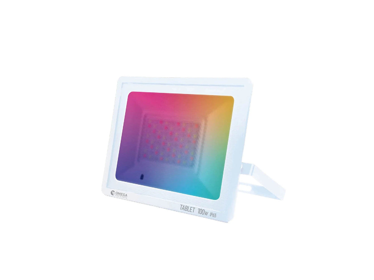 פנס הצפה TABLET RGB 100W - Flood Lights באתר לדמרקט