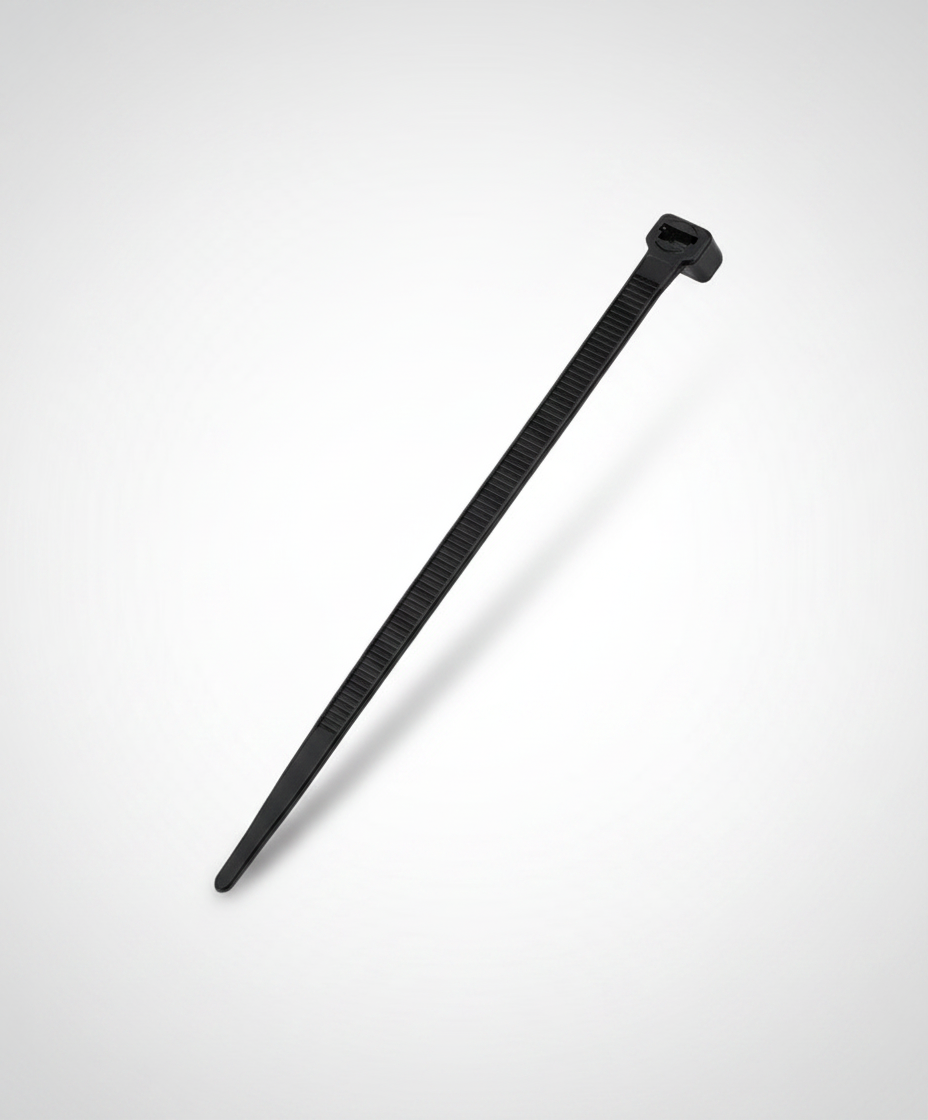 חבק (אזיקון) Nylon66 שחור 7.5X200 - 100 יחידות