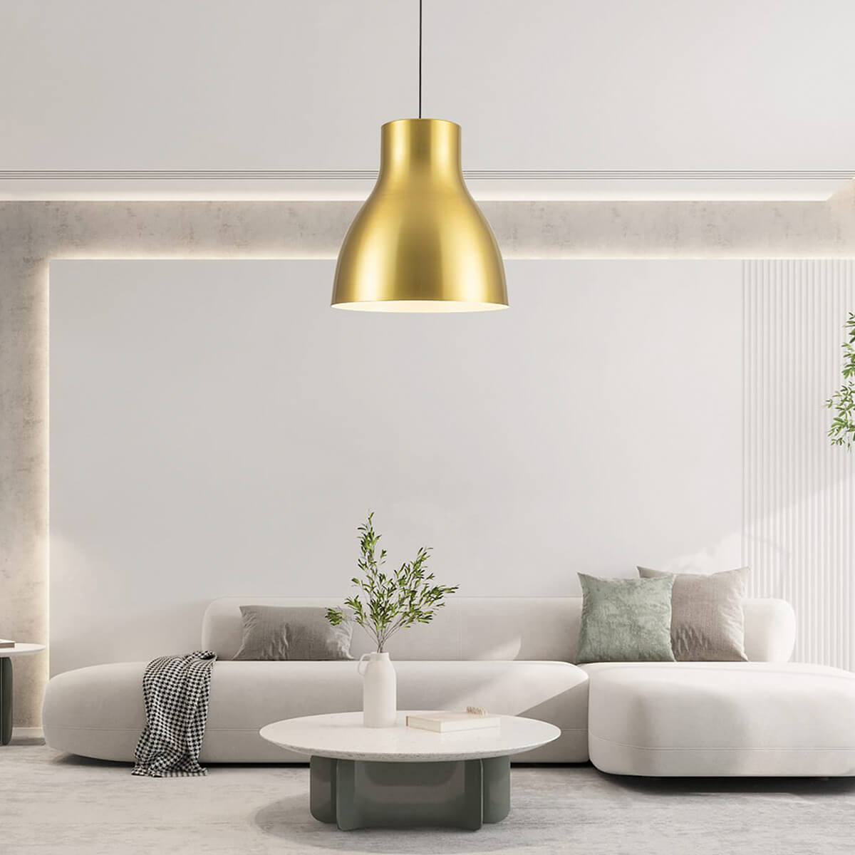 מנורת תליה E27 LATIANO קוטר 60 ס"מ - Hanging lamps with bulbs