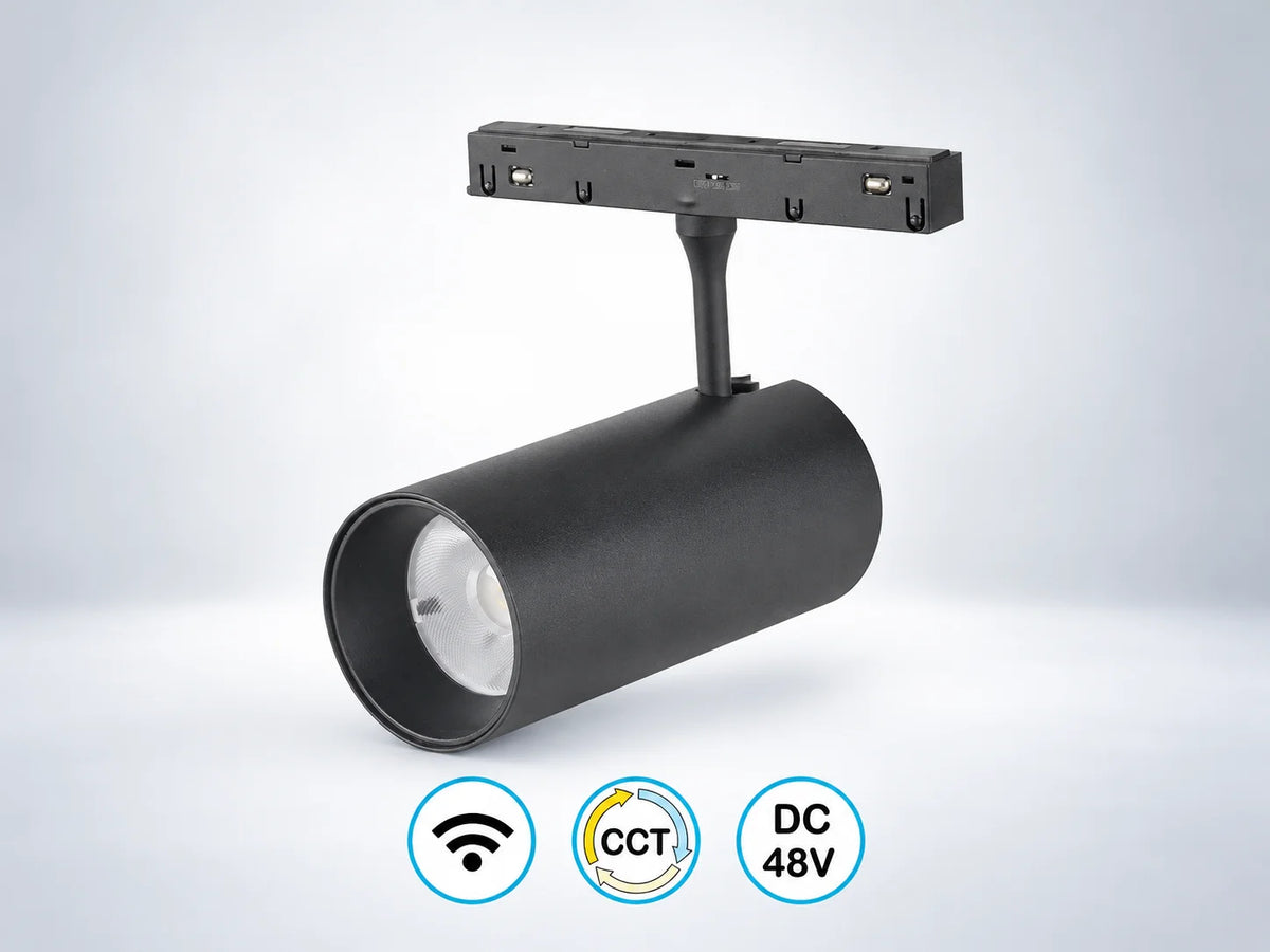 ספוט מגנטי מתכוונן שחור LINE WIFI SPOT 30W