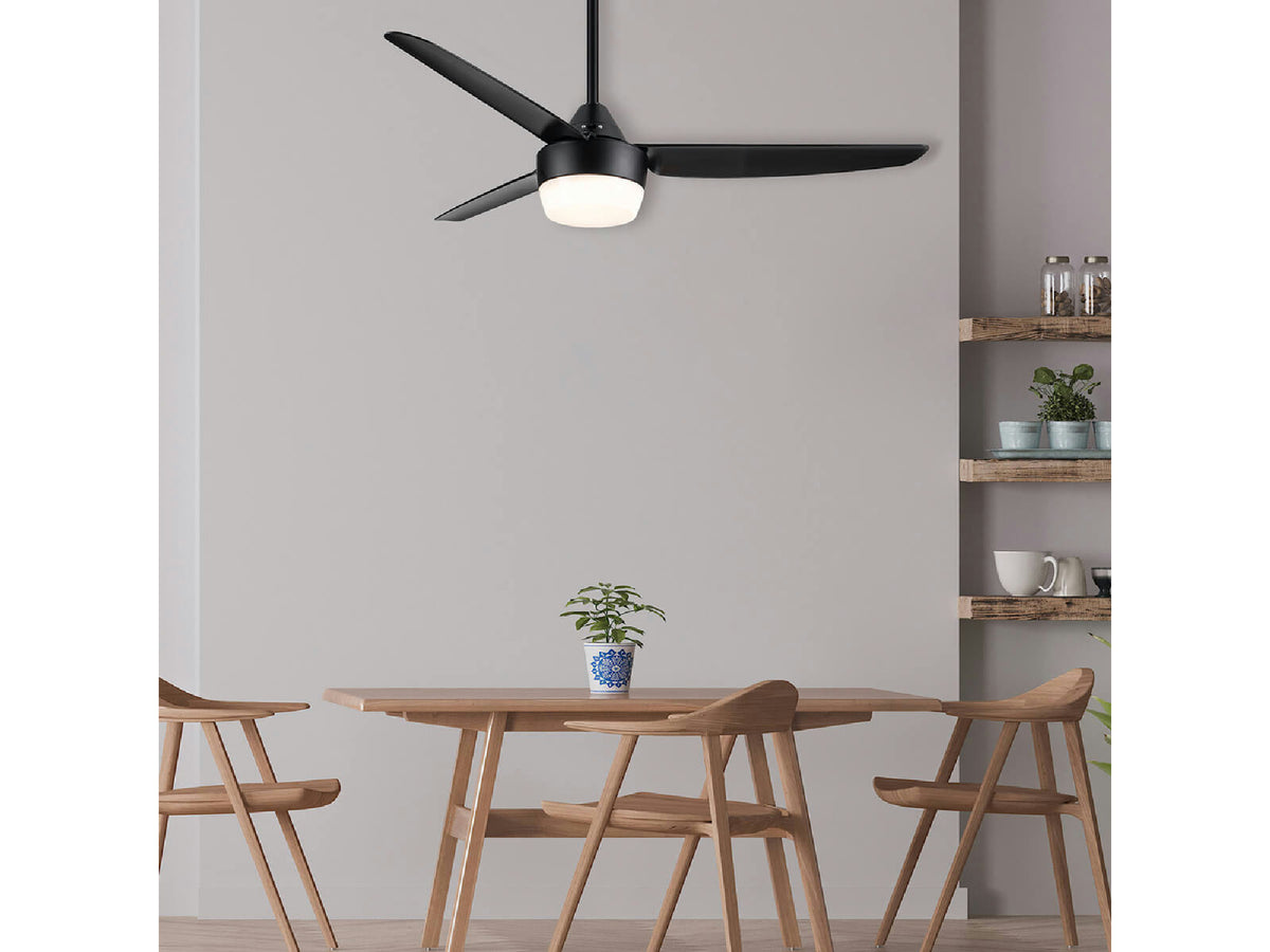 מאוורר תקרה "CCT 18w BALCONY 48 עם שלט-שחור - Flush Mount Ceiling Light