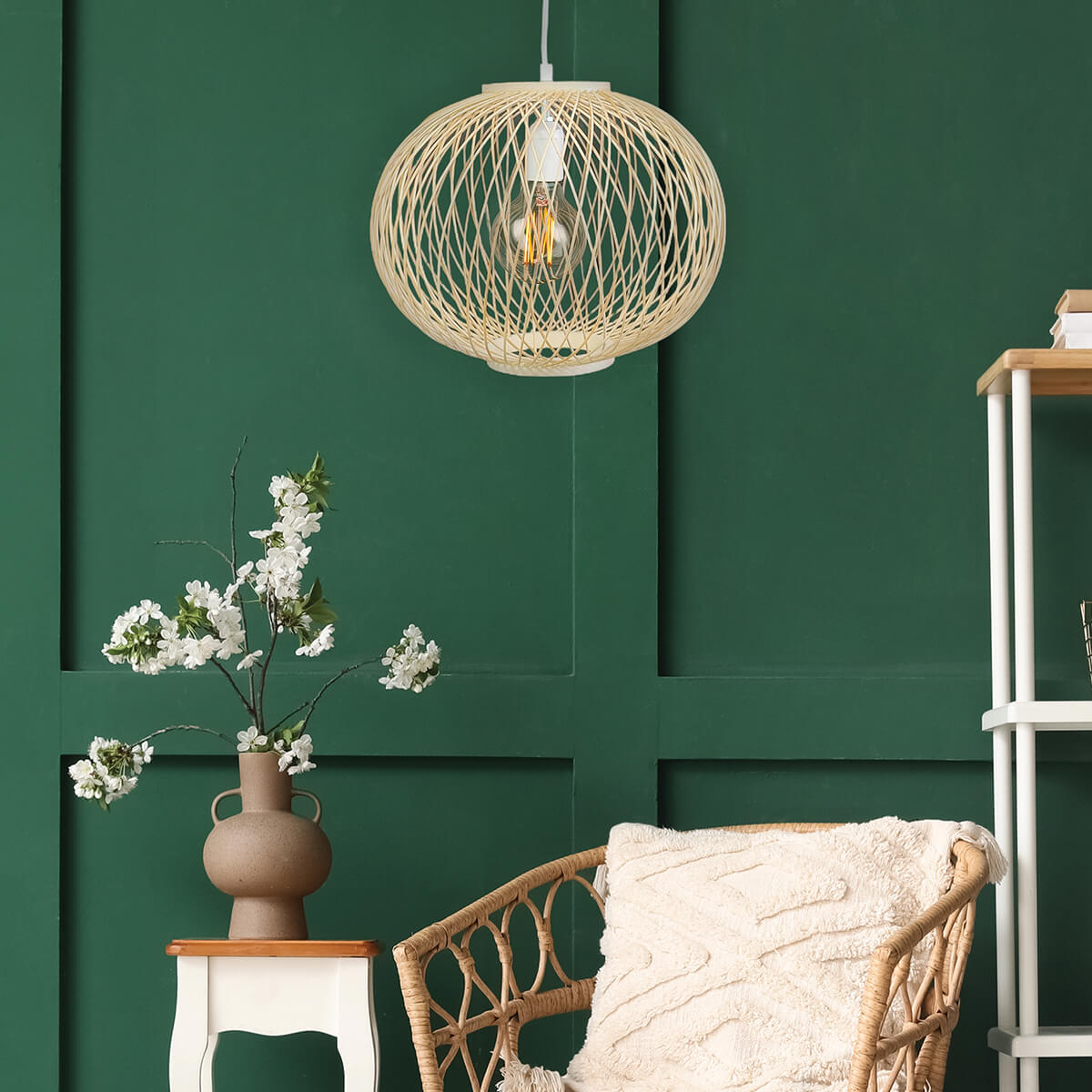 מנורת תליה CASHEW-3 - Hanging lamps with bulbs