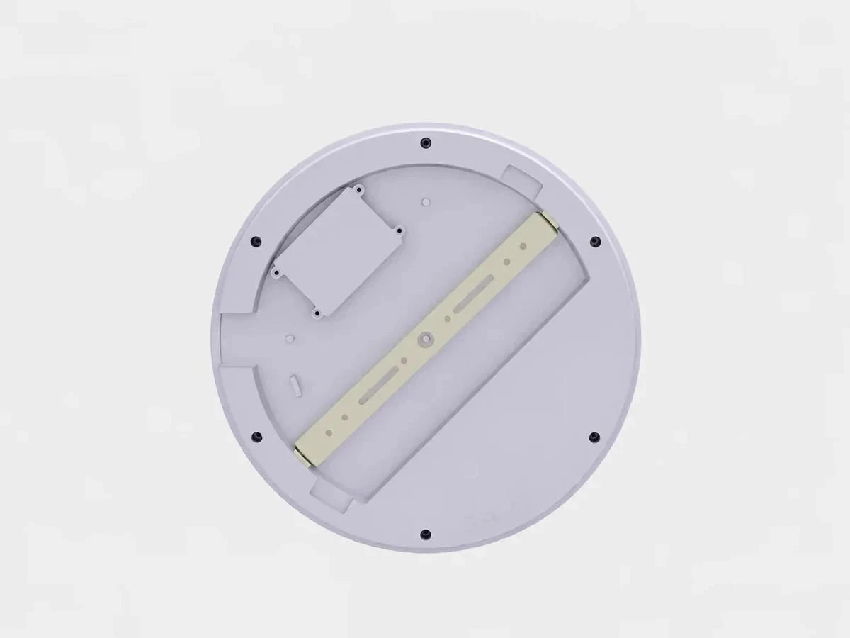פלפון MONO 30W CCT לבן מבית OMEGA, גוף תאורה צמוד תקרה עגול עם טבעת אור היקפית