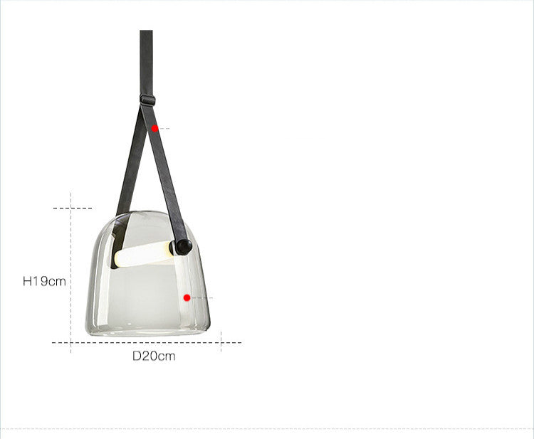 מידות של מנורת תלייה JTS