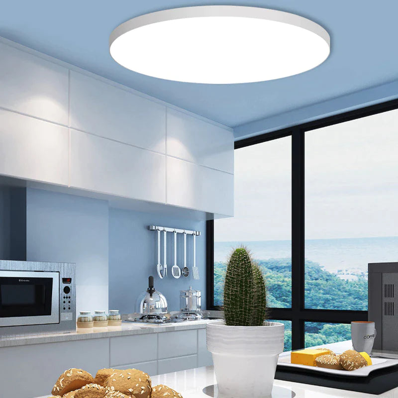 מנורה צמודת תקרה ADAMS לבנה 30 ס"מ - עודפים