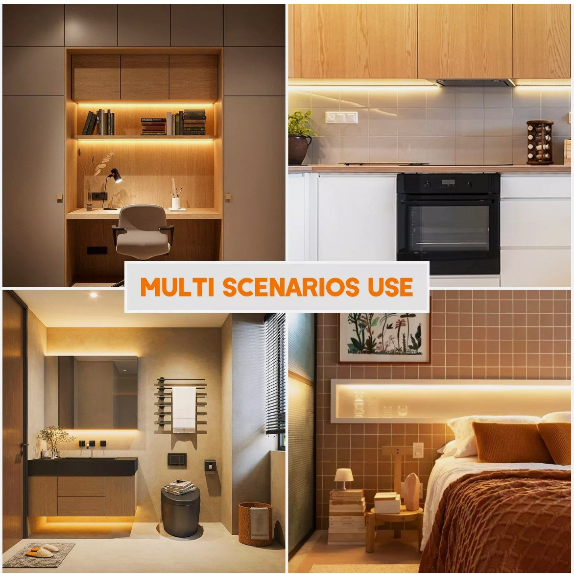 פס לד עם עדשות 24V 3030 באורך 20 מטר