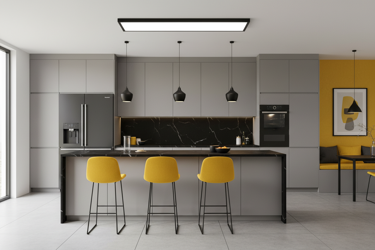 פאנל לד צמוד תקרה 120X30