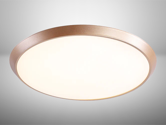 מנורה צמודת תקרה ADAMS תצוגה - פליז