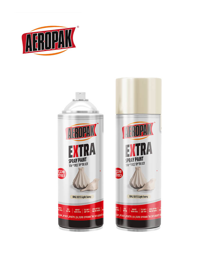 ספריי צבע AEROPAK בטכנולוגיית כיסוי כפול EXTRA