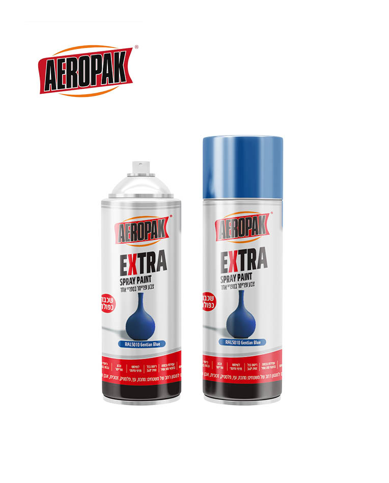 ספריי צבע AEROPAK בטכנולוגיית כיסוי כפול EXTRA