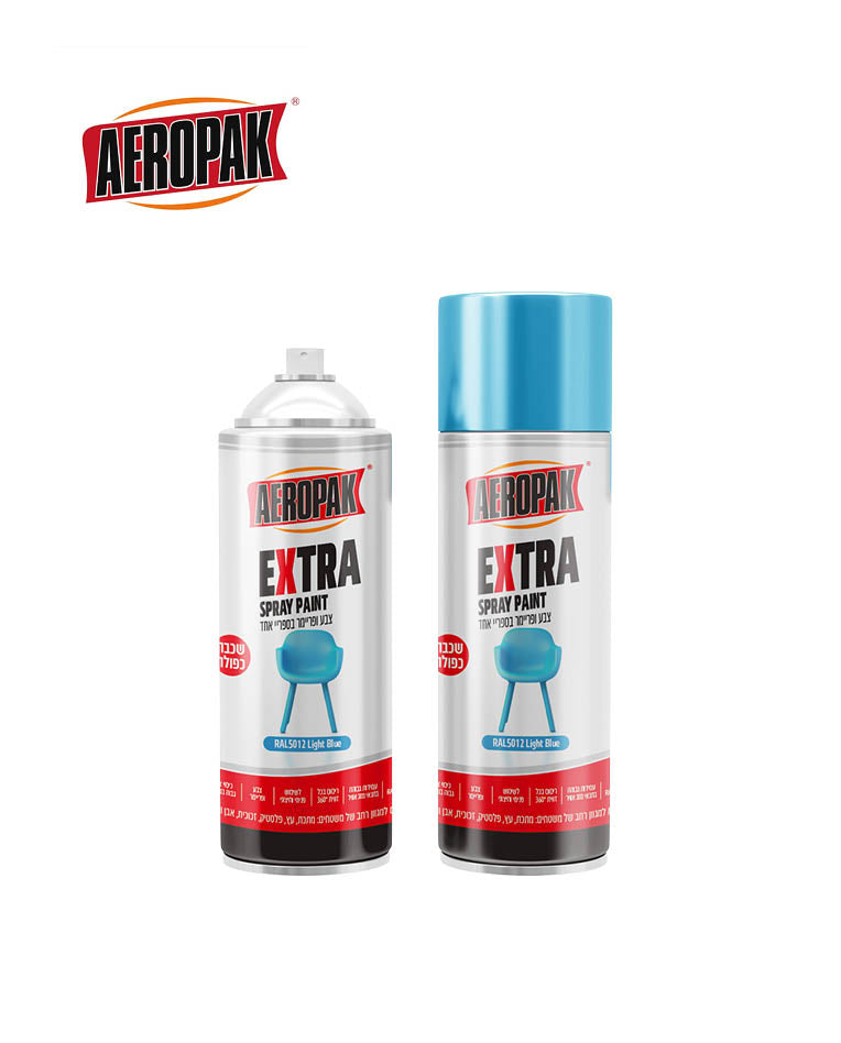 ספריי צבע AEROPAK בטכנולוגיית כיסוי כפול EXTRA