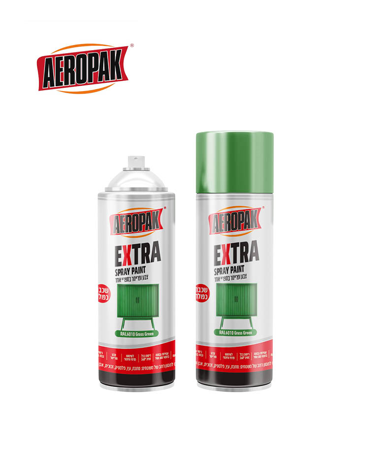 ספריי צבע AEROPAK בטכנולוגיית כיסוי כפול EXTRA