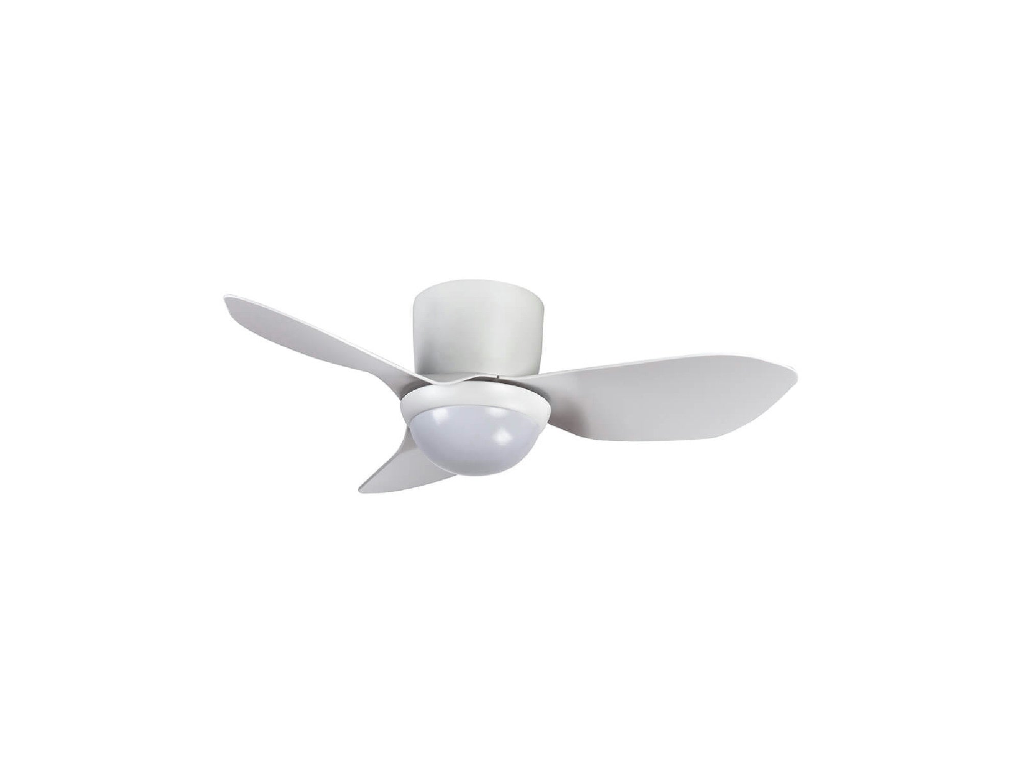 מאוורר תקרה "46 דגם FEEL עם שלט-לבן - Ceiling Fan with Light