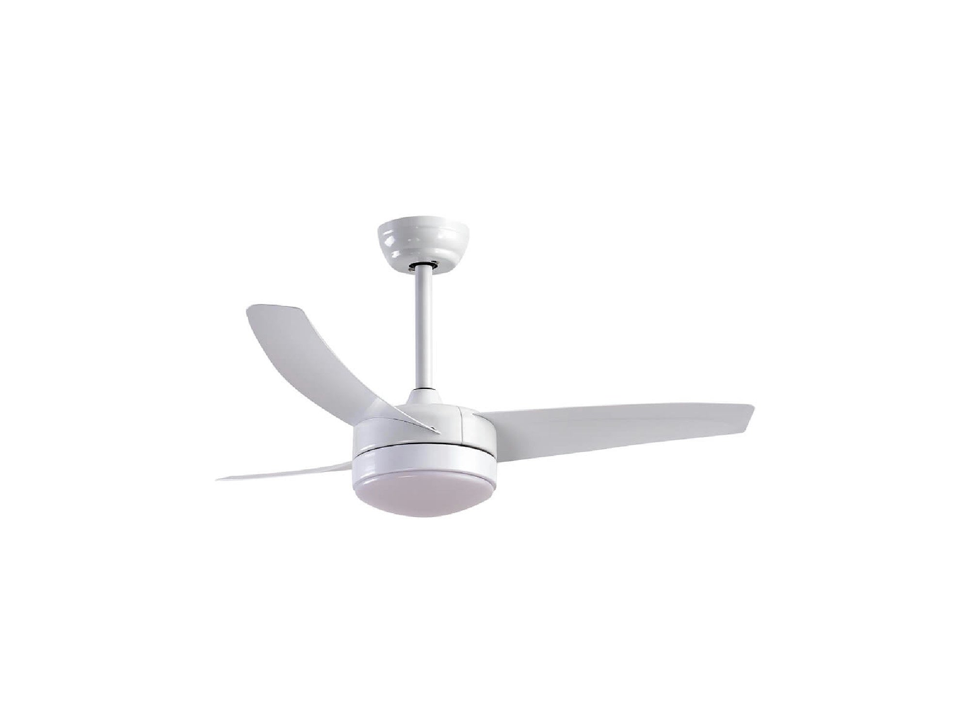 מאוורר תקרה "42 דגם SENSE עם שלט-לבן - Ceiling Fan with Light