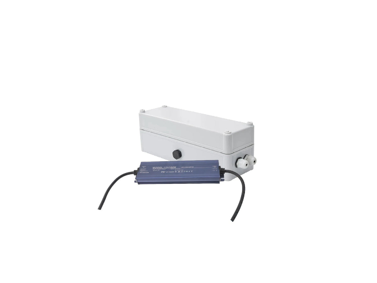 קיט שנאי 100W וקופסה מוגן מים IP67 - Garden Lights באתר לדמרקט