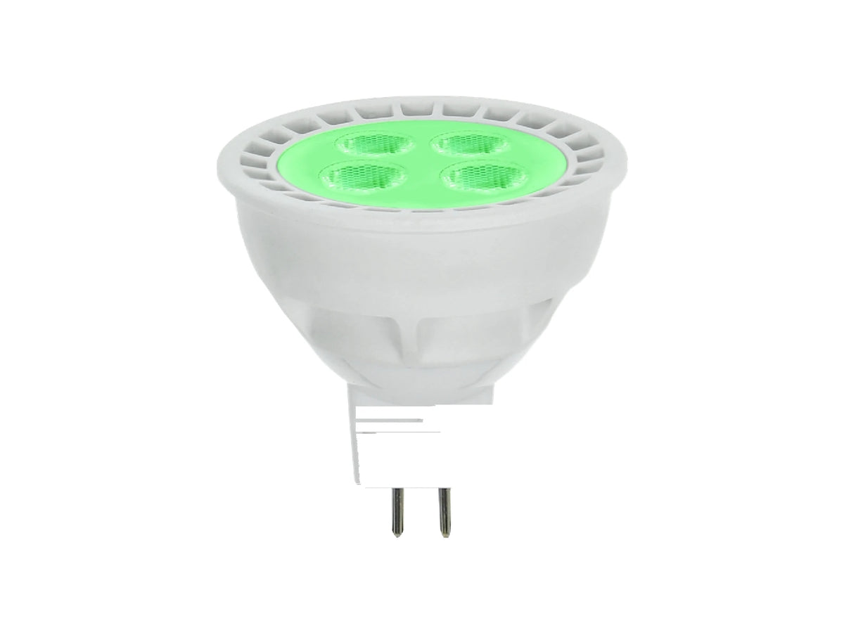 דיקרויקה 4 וואט ירוק חיבור GU5.3 - LED Bulbs באתר לדמרקט