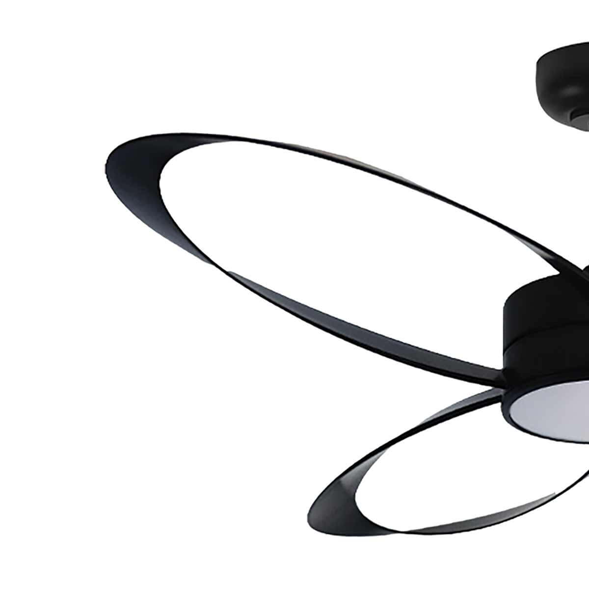 מאוורר תקרה "25W CHILL 52 עם שלט- שחור - Ceiling Fan with Light