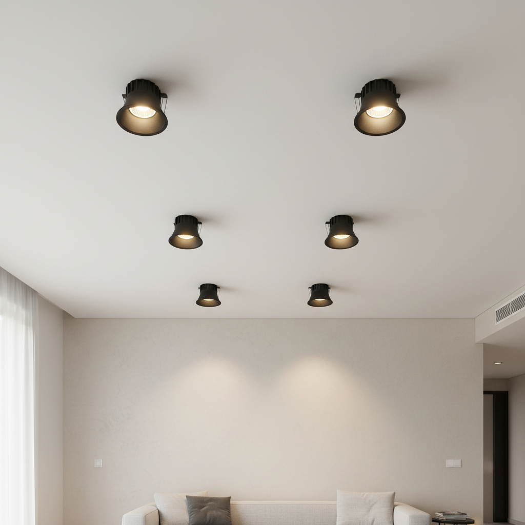 שקוע תקרה דגם INFINITY ECO CCT 12W Ø8 ס״מ - תמונה ראשית